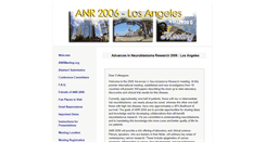 Desktop Screenshot of la2006.anrmeeting.org
