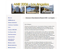 Tablet Screenshot of la2006.anrmeeting.org